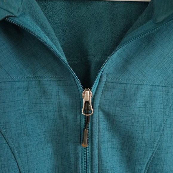 Avia Women's L Blue Full Zip Waterproof Outdoor Hooded Long Sleeve Jacket Coat - Picture 4 of 14